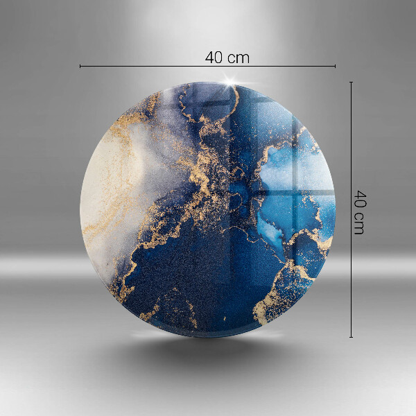 Tagliere in vetro temperato Sfondo elegante e oro