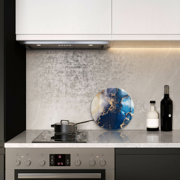 Tagliere in vetro temperato Sfondo elegante e oro