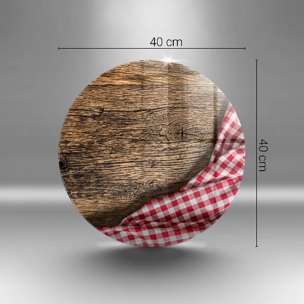 Tagliere in vetro temperato Tavolo di legno