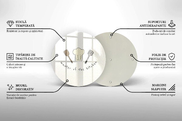 Tagliere in vetro temperato Maestro della cucina