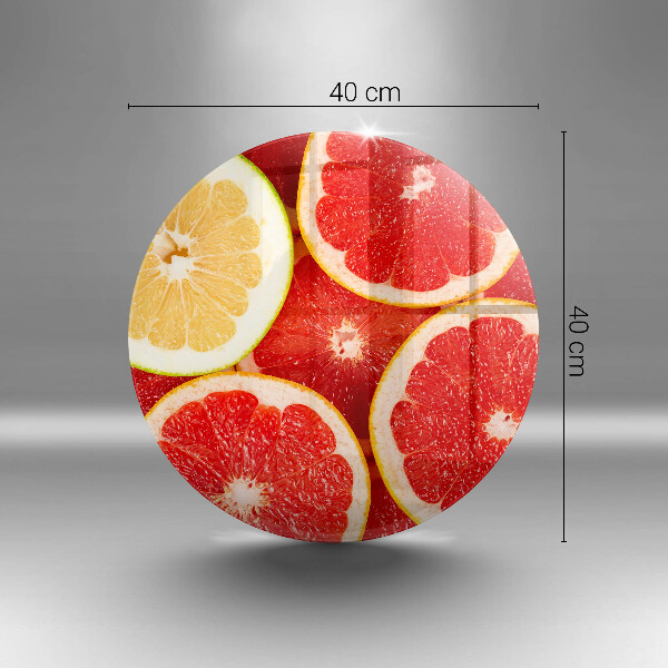 Tagliere in vetro temperato Fette di pompelmo