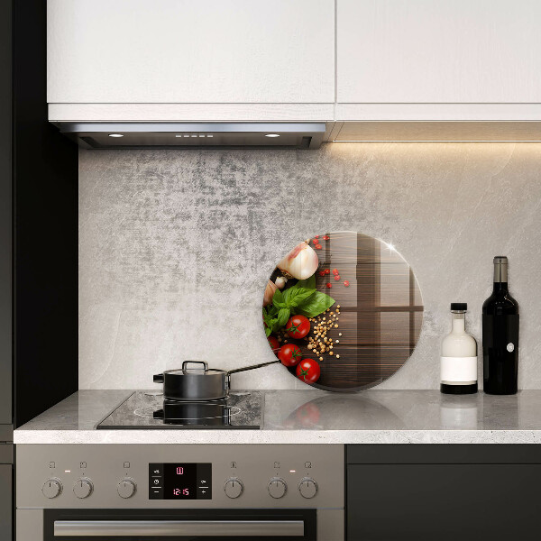 Tagliere in vetro temperato Verdure sul tavolo