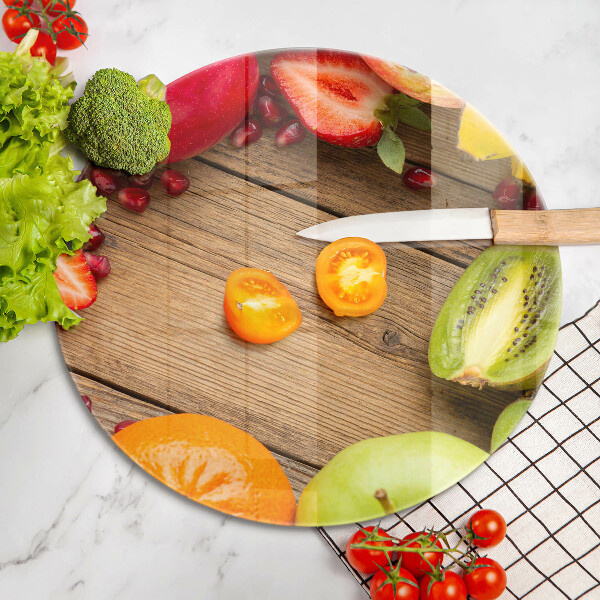 Tagliere in vetro temperato Frutta fresca