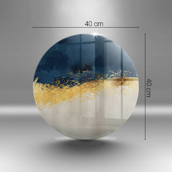 Tagliere in vetro Astrazione dell'oro