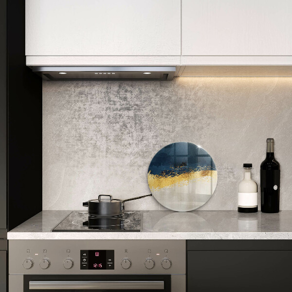 Tagliere in vetro Astrazione dell'oro