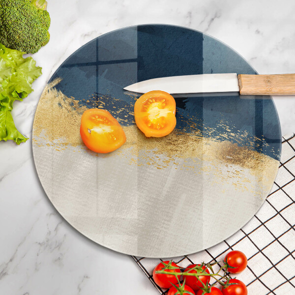 Tagliere in vetro Astrazione dell'oro