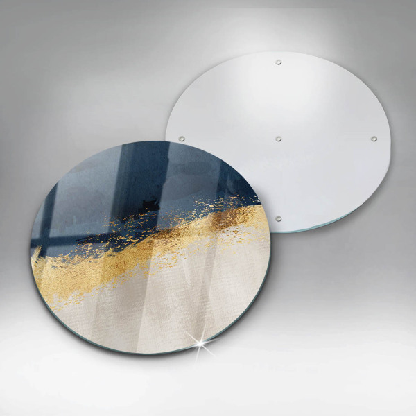 Tagliere in vetro Astrazione dell'oro