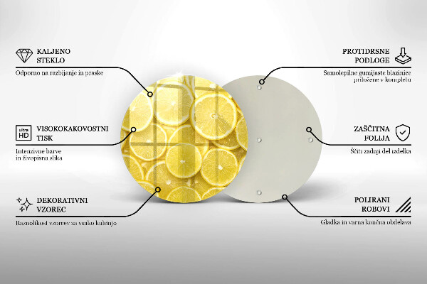 Tagliere in vetro Frutto di limone