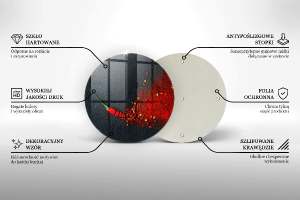 Tagliere in vetro Peperoncino