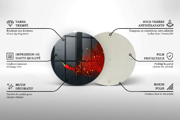 Tagliere in vetro Peperoncino