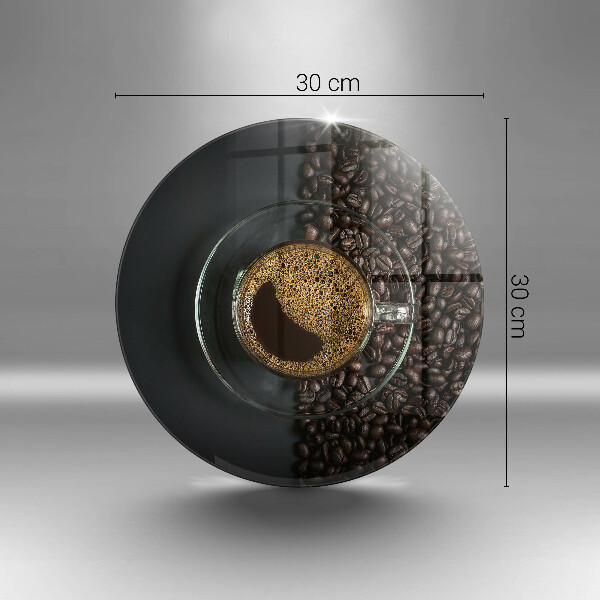 Tagliere in vetro Caffè e fagioli