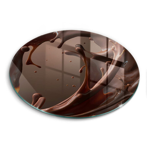 Tagliere in vetro temperato Cioccolato liquido