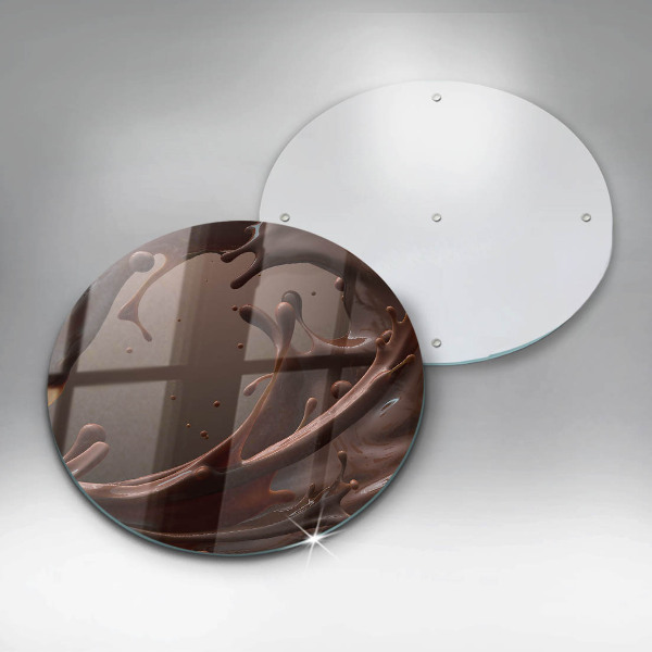 Tagliere in vetro temperato Cioccolato liquido