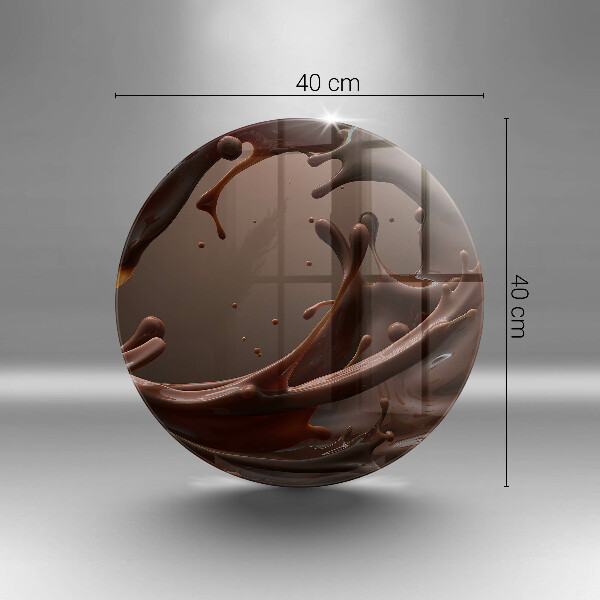 Tagliere in vetro temperato Cioccolato liquido