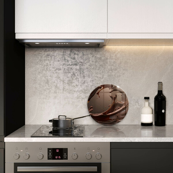 Tagliere in vetro temperato Cioccolato liquido