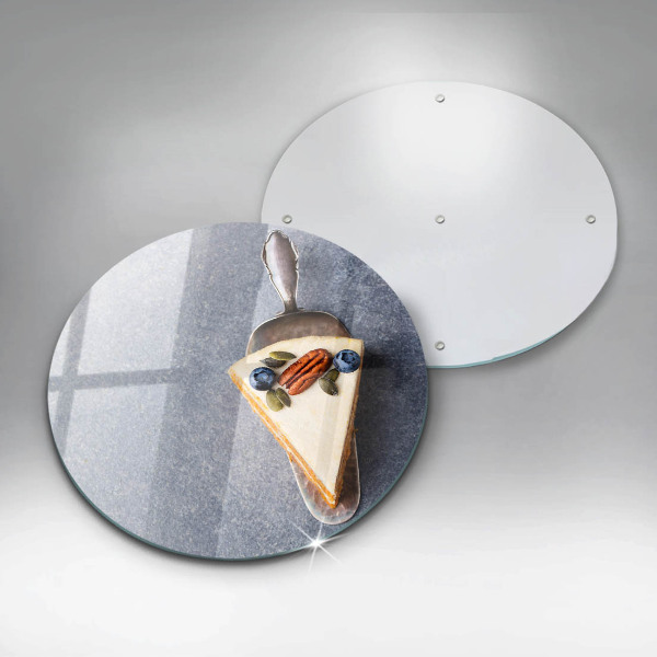 Tagliere in vetro temperato Pezzo di torta