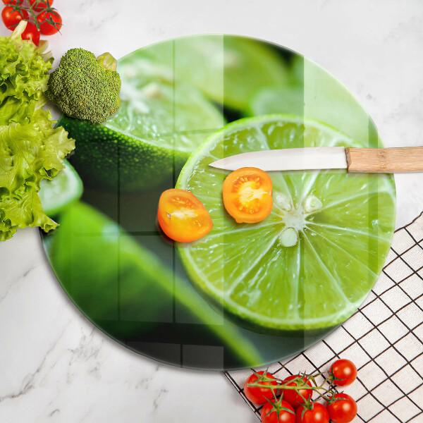Tagliere in vetro temperato Agrumi di lime