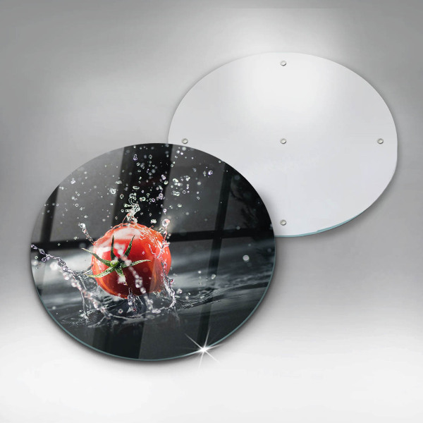 Tagliere in vetro temperato Pomodoro in acqua