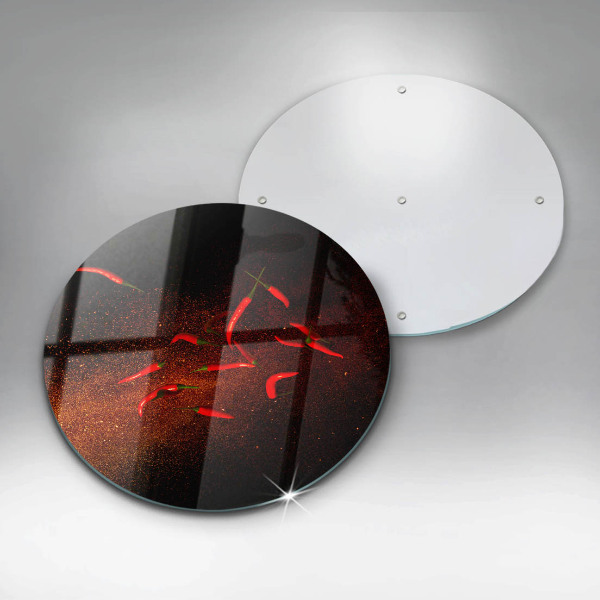 Tagliere in vetro temperato Peperoncini piccanti