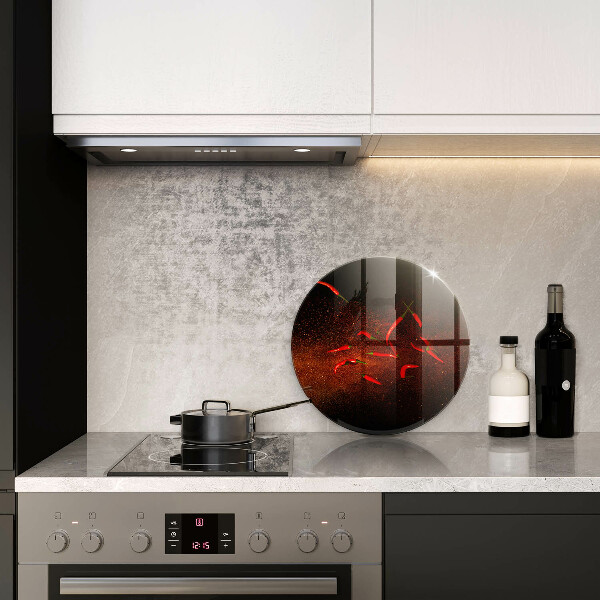 Tagliere in vetro temperato Peperoncini piccanti