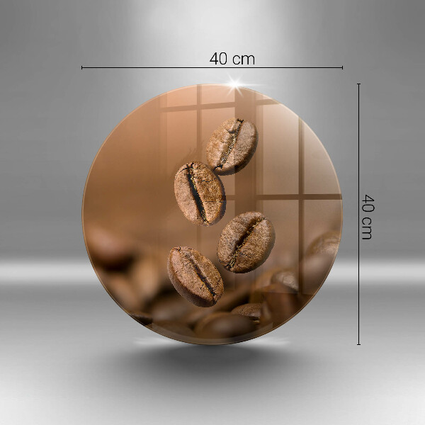 Tagliere in vetro temperato Chicchi di caffè