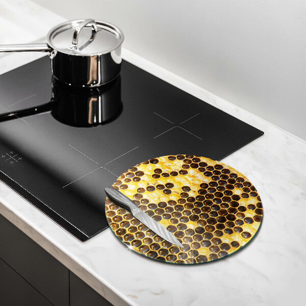 Tagliere in vetro temperato Favo