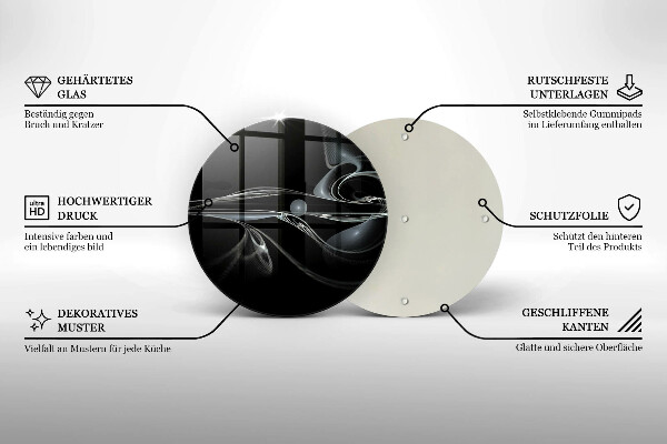 Tagliere in vetro Astrazione moderna