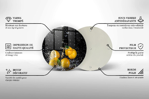 Tagliere in vetro Succoso frutto di limone