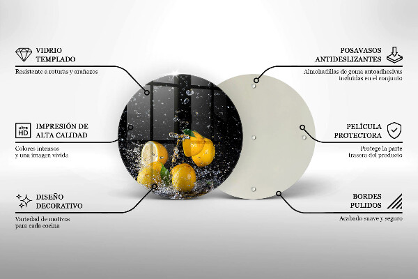 Tagliere in vetro Succoso frutto di limone