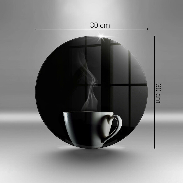 Tagliere in vetro Una tazza di tè