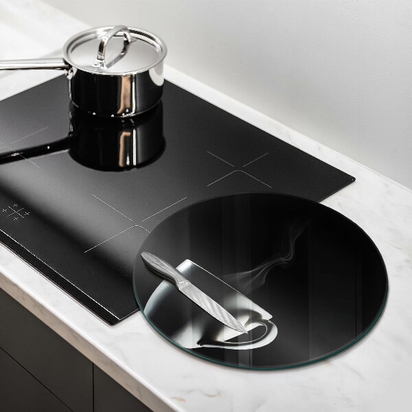 Tagliere in vetro Una tazza di tè