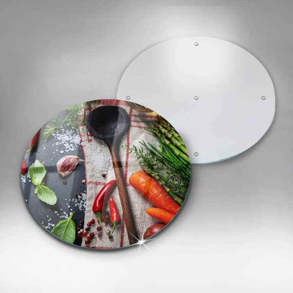 Tagliere in vetro Cibo da cucina