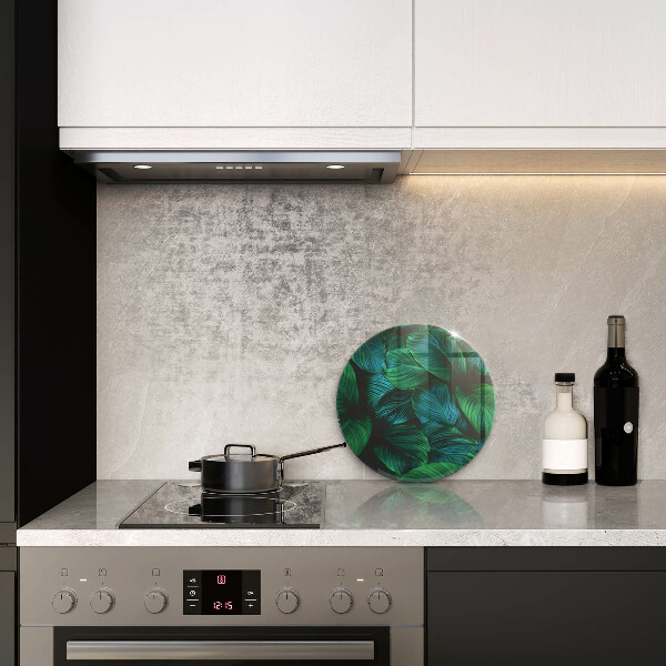 Tagliere in vetro Foglie della giungla