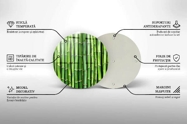 Tagliere in vetro Bambù della natura