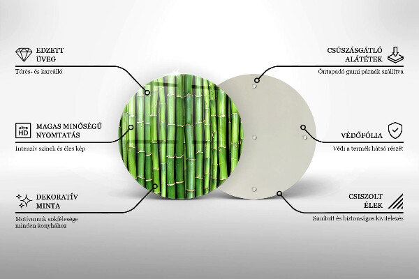 Tagliere in vetro Bambù della natura