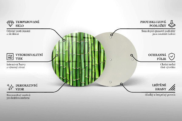 Tagliere in vetro Bambù della natura