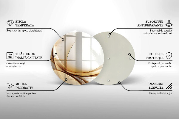 Tagliere in vetro Forme astratte