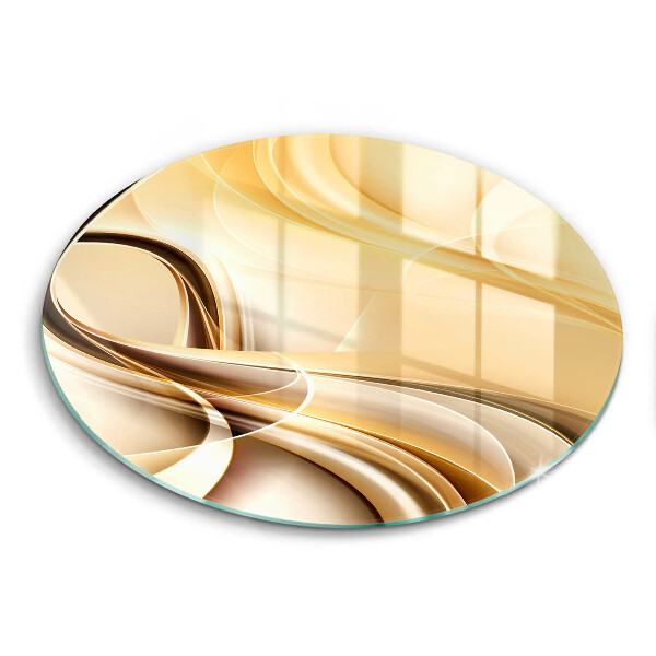 Tagliere in vetro Astrazione del fumo