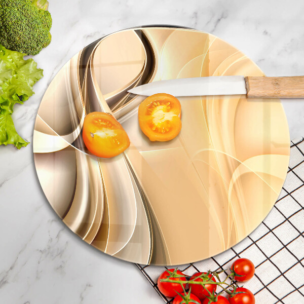 Tagliere in vetro Astrazione del fumo