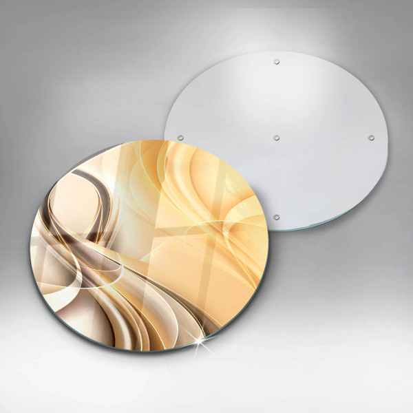 Tagliere in vetro Astrazione del fumo