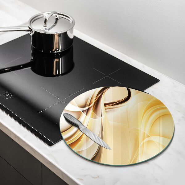 Tagliere in vetro Astrazione del fumo