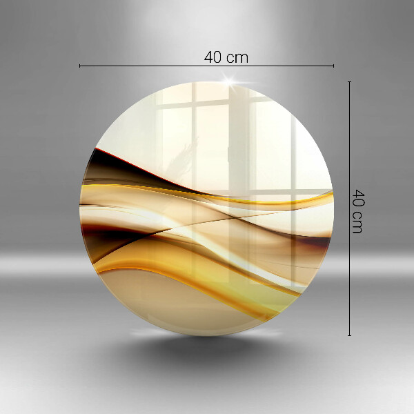 Tagliere in vetro Linee di fumo astratte