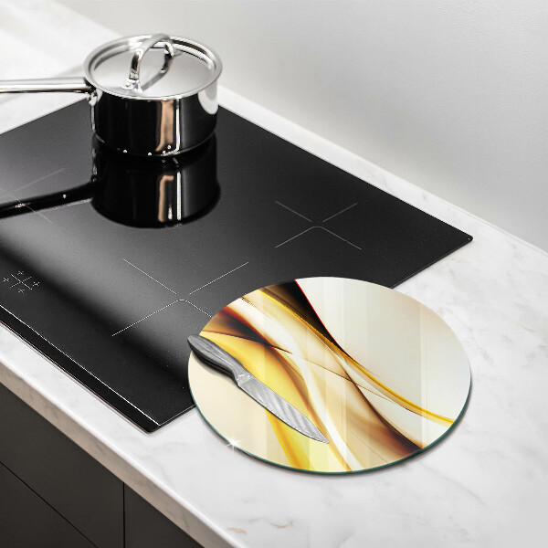 Tagliere in vetro Linee di fumo astratte