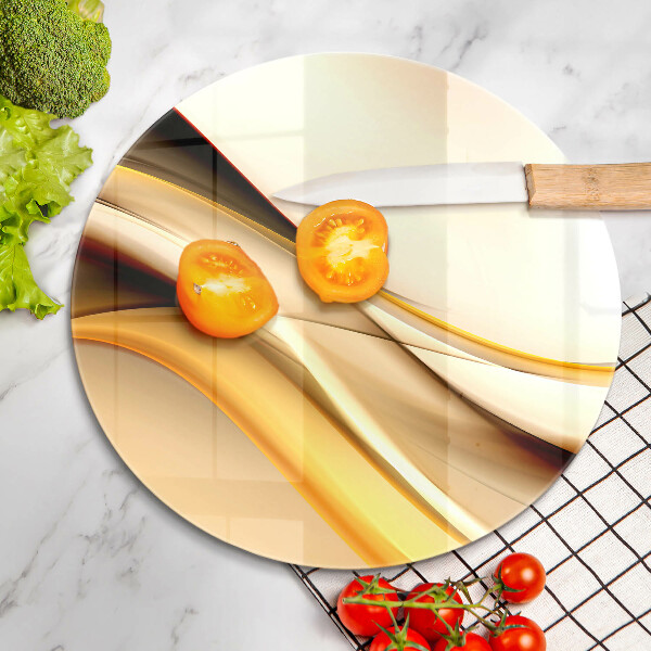 Tagliere in vetro Linee di fumo astratte