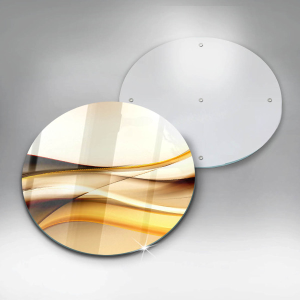 Tagliere in vetro Linee di fumo astratte