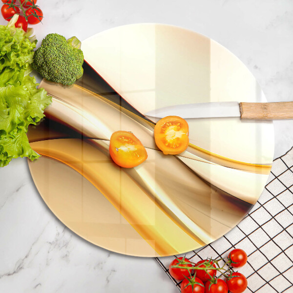 Tagliere in vetro Linee di fumo astratte