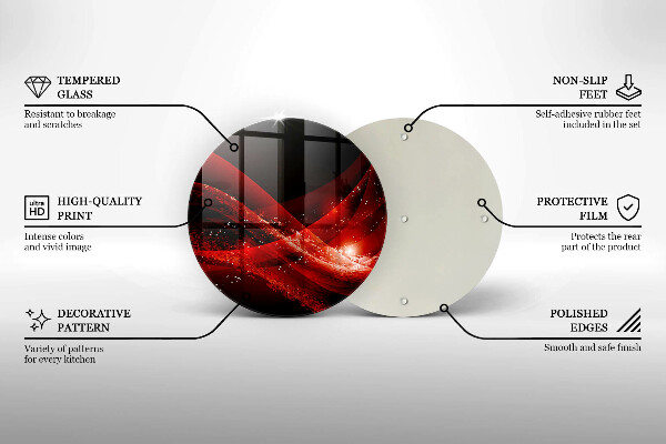 Tagliere in vetro Astrazione moderna