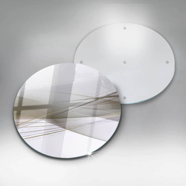 Tagliere in vetro Disegno di linee astratte