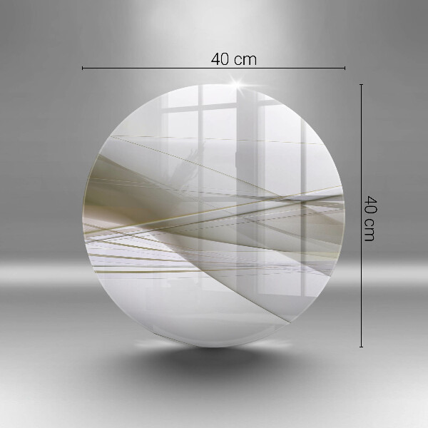 Tagliere in vetro Disegno di linee astratte