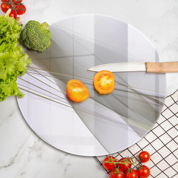 Tagliere in vetro Disegno di linee astratte